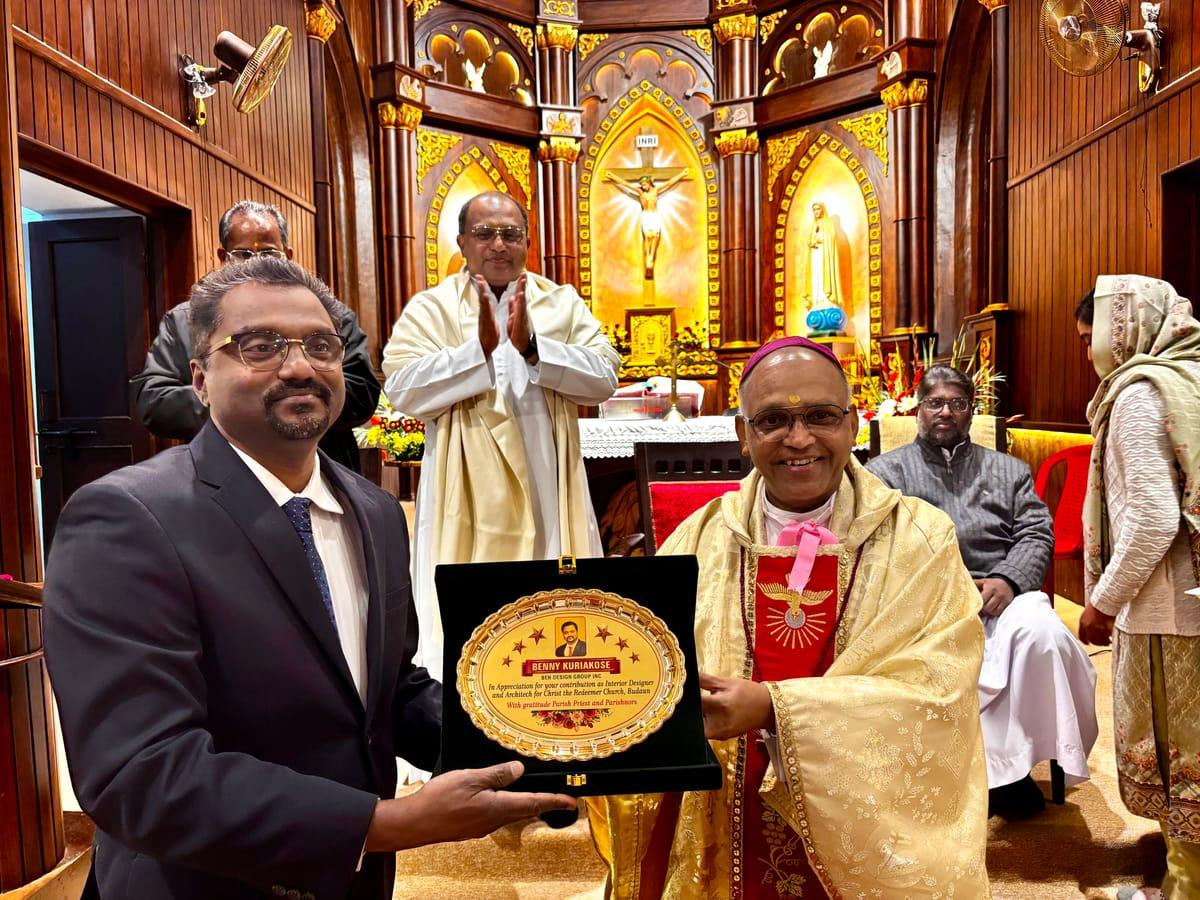 Appreciation from Archdiocese of Agra - Budaun